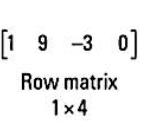Row Matrix